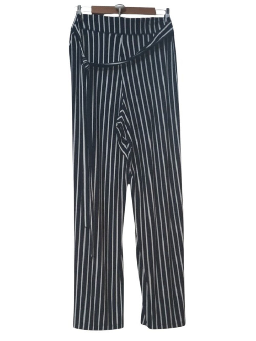 Striped Navy and White Short Sleeve Slightly Open Back Top & Matching Pant - Picture 5 of 5